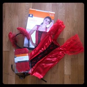 Sexy Red Devil Costume | size S/M